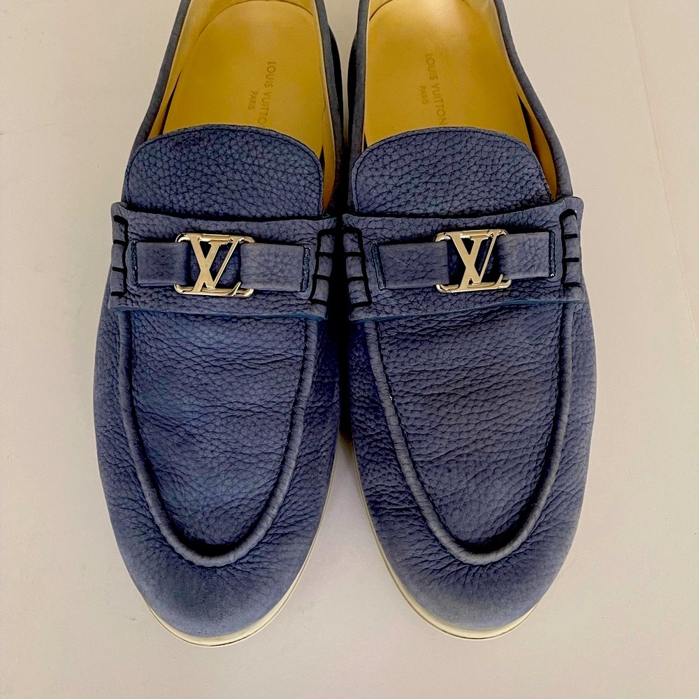 Louis Vuitton Blue Loafers for Men Size EU11 US12